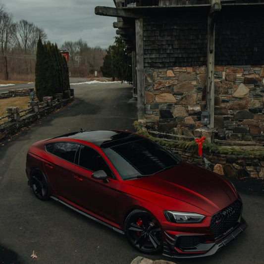 Satin Chrome Metallic Romanee Red Vinyl Wrap | Satin Romanee Red Metallic Chrome product image 3 - Veloro chrome vinyl