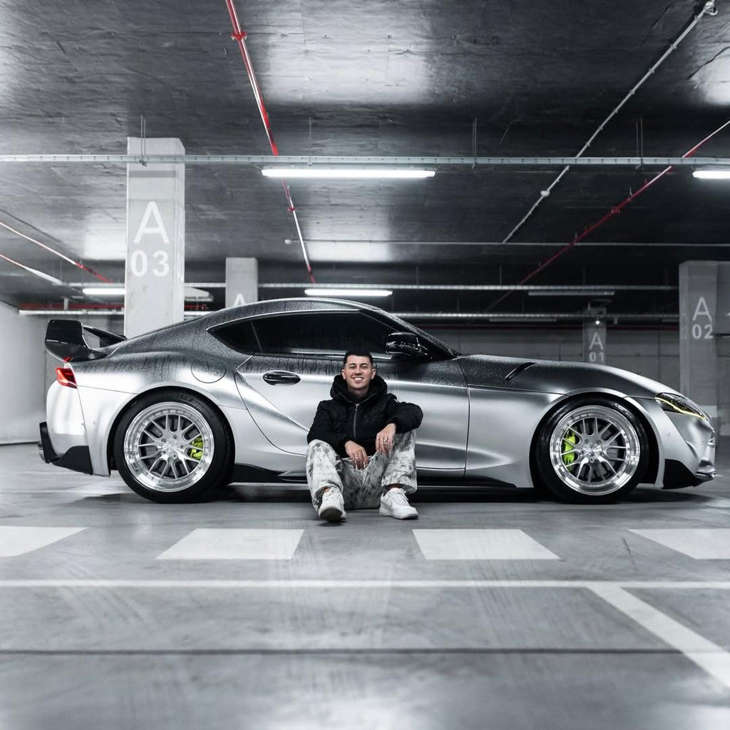 Matte Satin Chrome Silver Car Vinyl Wrap | Satin Chrome X Silver Car Wrap product image 12 - Veloro chrome vinyl wrap