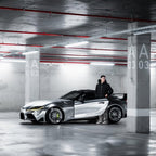 Matte Satin Chrome Silver Car Vinyl Wrap | Satin Chrome X Silver Car Wrap product image 13 - Veloro chrome vinyl wrap