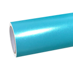 Satin Chrome Tiffany Blue Car Vinyl Wrap