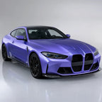 Crystal Rosemary Purple gloss colored PPF wrapped on a BMW M4 | Veloro