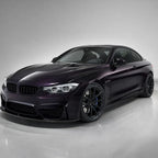 Diamond Chameleon Black Red gloss colored PPF wrapped on a BMW M4 | Veloro