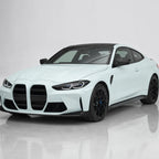 Diamond White Gold gloss colored PPF wrapped on a BMW M4 | Veloro