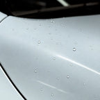 Close-up of Diamond White Gold gloss colored PPF surface texture | Veloro