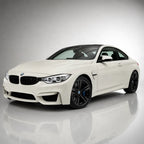 Elegant White gloss colored PPF wrapped on a BMW M4 | Veloro