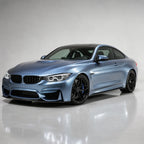 Glacier Blue gloss colored PPF wrapped on a BMW M4 | Veloro
