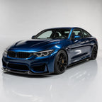 Indigo Blue gloss colored PPF wrapped on a BMW M4 | Veloro