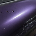 Close-up of Liquid Metallic Loganberry gloss colored PPF surface texture | Veloro