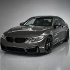 Liquid Metallic Titanium Grey gloss colored PPF wrapped on a BMW M4 | Veloro