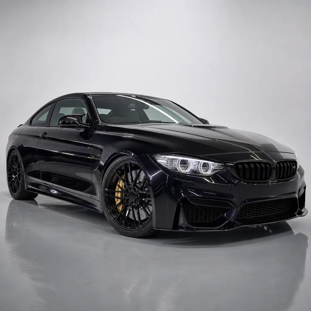 Lyrical Bronze gloss colored PPF wrapped on a BMW M4 | Veloro