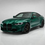 Metallic Agate Green gloss colored PPF wrapped on a BMW M4 | Veloro