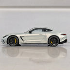 Metallic Dawn Gold gloss colored PPF wrapped on a Mercedes-AMG GT side profile | Veloro