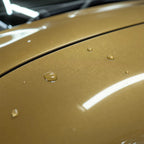 Close-up of Metallic Gold gloss colored PPF surface texture | Veloro