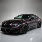 Metallic Librae Purple gloss colored PPF wrapped on a BMW M4 | Veloro