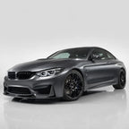 Metallic Mountain Grey gloss colored PPF wrapped on a BMW M4 | Veloro