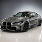 Metallic Paint Champagne Gold gloss colored PPF wrapped on a BMW M4 | Veloro