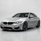 Metallic Silver gloss colored PPF wrapped on a BMW M4 | Veloro