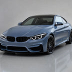 Meteor Blue gloss colored PPF wrapped on a BMW M4 | Veloro