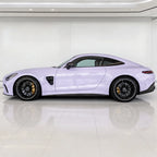 Morandi Purple gloss colored PPF wrapped on a Mercedes-AMG GT side profile | Veloro