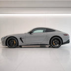 Mystery Grey gloss colored PPF wrapped on a Mercedes-AMG GT side profile | Veloro