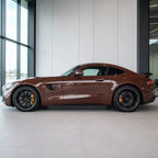 Paint Chocolate gloss colored PPF wrapped on a Mercedes-AMG GT side profile | Veloro