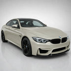 Pearl White gloss colored PPF wrapped on a BMW M4 | Veloro