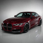 Red Forged Carbon PPF gloss colored PPF wrapped on a BMW M4 | Veloro