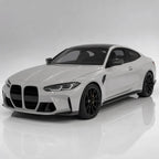Glossy Crystal White gloss colored PPF wrapped on a BMW M4 | Veloro