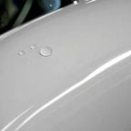 Close-up of Glossy Crystal White gloss colored PPF surface texture | Veloro