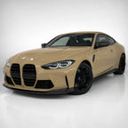 Glossy Cuban Sand Yellow gloss colored PPF wrapped on a BMW M4 | Veloro
