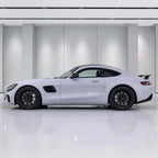 Glossy Misty Purple gloss colored PPF wrapped on a Mercedes-AMG GT side profile | Veloro