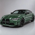 Glossy Onium Green gloss colored PPF wrapped on a BMW M4 | Veloro