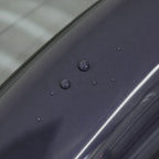 Close-up of Glossy Provence Lavender Purple gloss colored PPF surface texture | Veloro