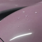Close-up of Glossy Rose Latte Pink gloss colored PPF surface texture | Veloro