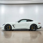 Glossy Transparent Carbon Fiber PPF gloss colored PPF wrapped on a Mercedes-AMG GT side profile | Veloro