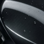 Close-up of Matt Carbon Fiber gloss colored PPF surface texture | Veloro