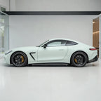 Transparent Carbon Fiber PPF matte colored PPF wrapped on a Mercedes-AMG GT side profile | Veloro