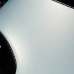 Close-up of Chameleon Gold Blue matte colored PPF surface texture | Veloro