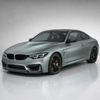 Dark Silver matte colored PPF wrapped on a BMW M4 | Veloro