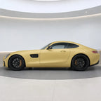 Grayish Brown matte colored PPF wrapped on a Mercedes-AMG GT side profile | Veloro