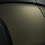 Close-up of Liquid Shadow Gold matte colored PPF surface texture | Veloro