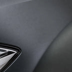 Close-up of Metallic Destroyer Grey matte colored PPF surface texture | Veloro