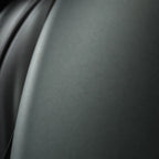 Close-up of Metallic Satin Mystical Green matte colored PPF surface texture | Veloro