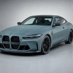 Metallic Titanium matte colored PPF wrapped on a BMW M4 | Veloro