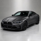 Metallic Tungsten Grey matte colored PPF wrapped on a BMW M4 | Veloro