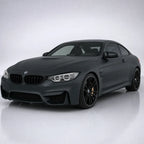 Midnight Black matte colored PPF wrapped on a BMW M4 | Veloro