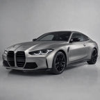 Aluminum Silver satin colored PPF wrapped on a BMW M4 | Veloro
