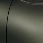 Close-up of Ceramics Military Green satin colored PPF surface texture | Veloro