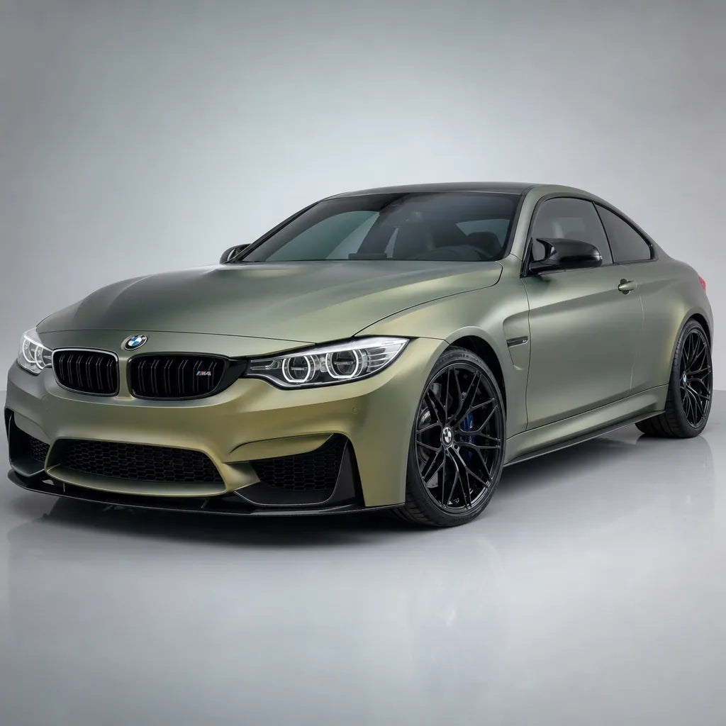 Liquid Metallic Bronze satin colored PPF wrapped on a BMW M4 | Veloro