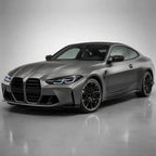 Liquid Metallic Silver satin colored PPF wrapped on a BMW M4 | Veloro
